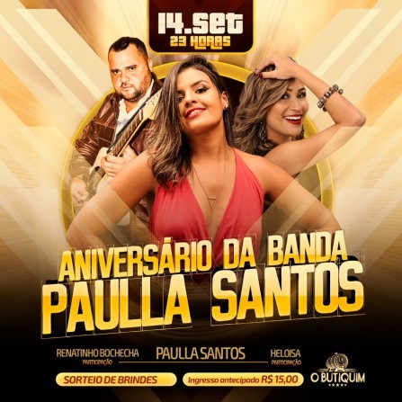 Aniversário da Banda Paulla Santos